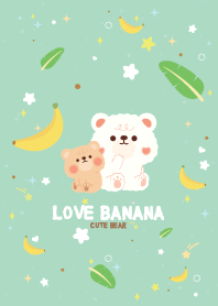 Teddy Bear Love Banana Pretty