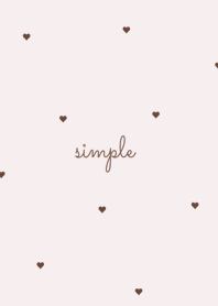 大人のハート柄 | ピンクグレイ