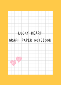 LUCKY HEART GRAPH PAPERj-ORANGE
