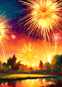 Beautiful Fireworks Theme#658