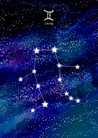 Night sky of Gemini