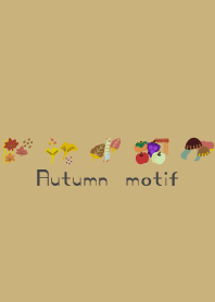 autumn motif.