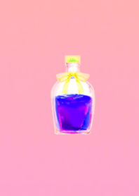 Happy little bottle purple