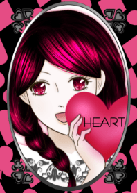 Playing cards -Heart Princess-