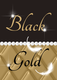 珍珠與羽毛：黑與金