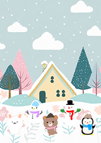 Kawaii scandinavian style(Winter-911)