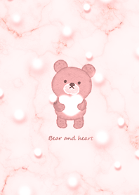 Gentle bear and marble2 red14_2