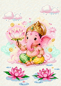 Pink Ganesha of Love