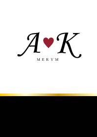 LOVE INITIAL-A&K 13