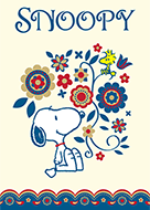 Snoopy (Retro Flowers) – LINE theme | LINE STORE
