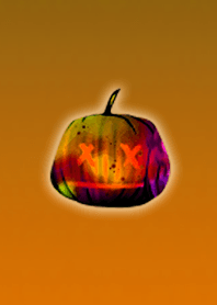 ハロウィンアイコンオレンジ
