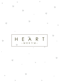 HEART-GRAY SIMPLE 27
