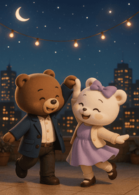 Moonlit Terrace Warm Memories