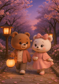 Twilight Sakura Lantern Stroll