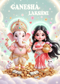 Ganesha: Lakshmi: Receiving wealth 4