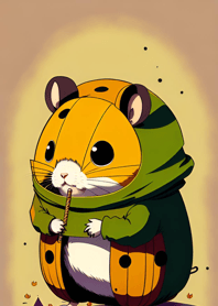 Halloween Hamster AAB7c5