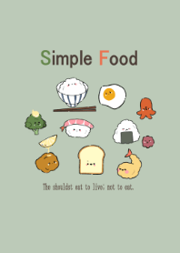 Simple Food-green-