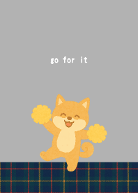 Cheerful Shiba Inu01 on white