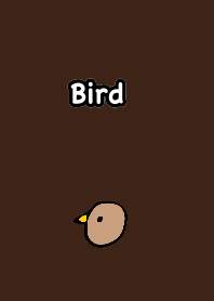 Stylish simple bird