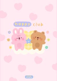 ธีมไลน์ Happy Onne Club ! (pink ver.)