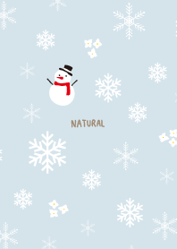 Snowman and white flowers27 from Japan