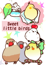 漂亮的糖果和小鳥