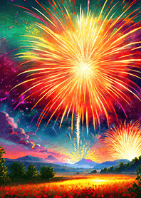 Beautiful Fireworks Theme#531