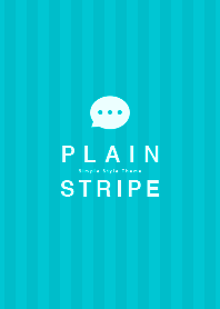 Plain Stripe -Mint Blue-