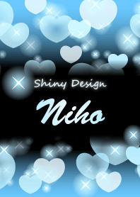 Niho-Name-Light blue Heart