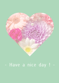 Flowers and hearts. Colorful -24-