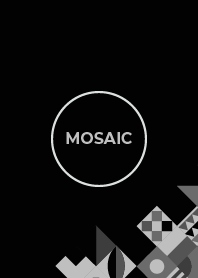 Flat Mosaic Black 2