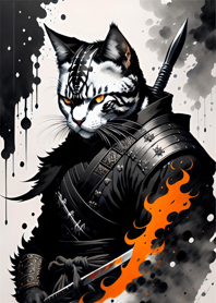 水墨猫武士 dd66de