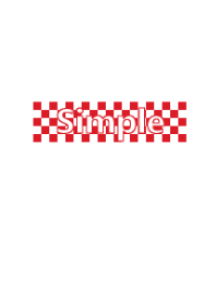 Simple checkered flag***red