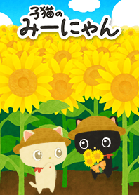 Miinyan of the kitten -Summer sunflower-