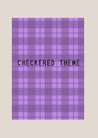 DUSTY PURPLE CHECKERED THEMEj-BEIGE