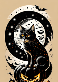 halloween cat A87E64