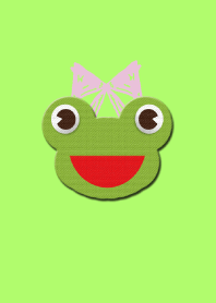 Cute frog ribbon