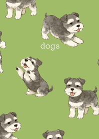 Dogs are soothing06 moss green