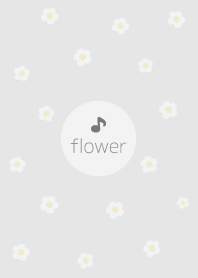 flower.Musical note.gray.