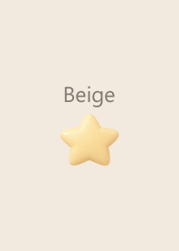 Puffy Star 3 | Beige
