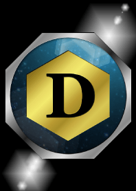 Good fortune Initials 10 "D"(j)