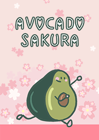 misty cat-avocado Cherry blossoms pink