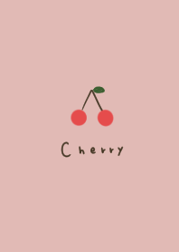 Cherry + pink beige