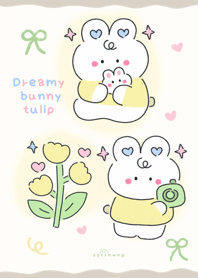 Dreamy bunny tulip  :) :) :) :)