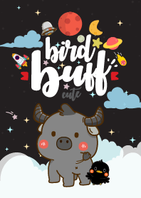 buffalo and Friend Black