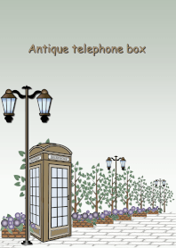Antique telephone box