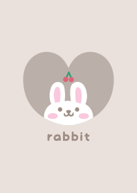 Rabbits3 Cherry [beige]