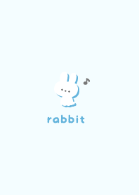 兔子5 音符 [藍色]