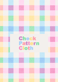 Check Pattern Cloth Pastel 4