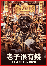 Fortune!Rich black dog1.3